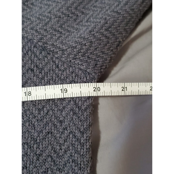 Columbia Women’s L Gray Textured Fleece Pullover 1/4 Snap Long Sleeve Cozy Warm - Picture 4 of 12